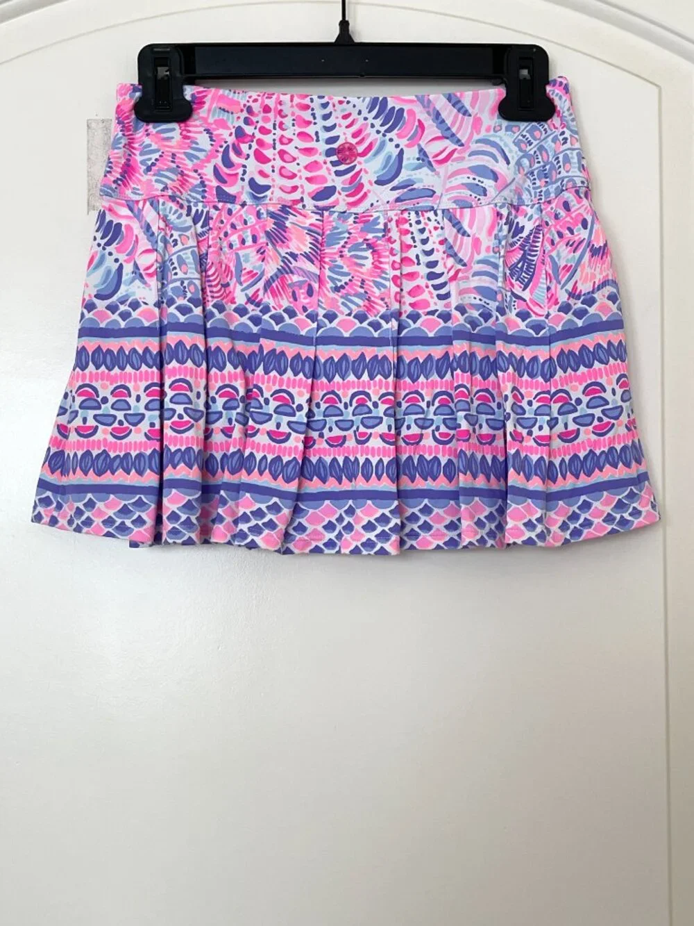 Lilly Pulitzer Luxletic Skort Annora Skirt Shorts Raz Berry Sea You Soon XS - Picture 3 of 8